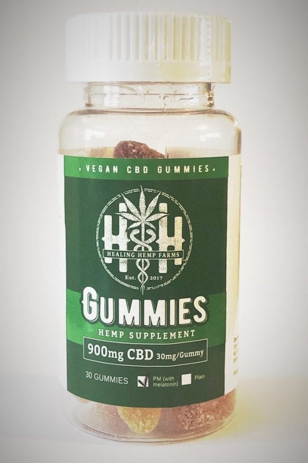 900mg Pure (0% THC) CBD Gummies- (PM) with Melatonin